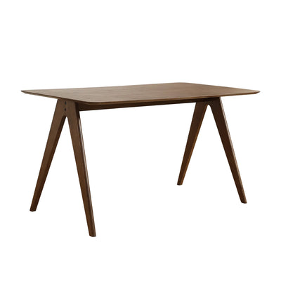 Edda Walnut Rectangle Wooden Dining Table - 140cm