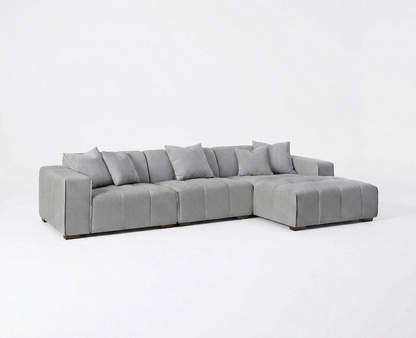 Leonard Right Hand Facing (RHF) Corner Sofa – Cloudy Grey Bouclé