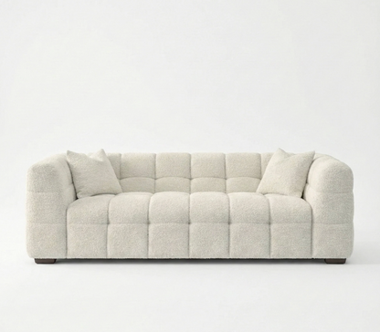Tribeca Bubble 3 Seater Sofa – Oatmeal Beige Bouclé